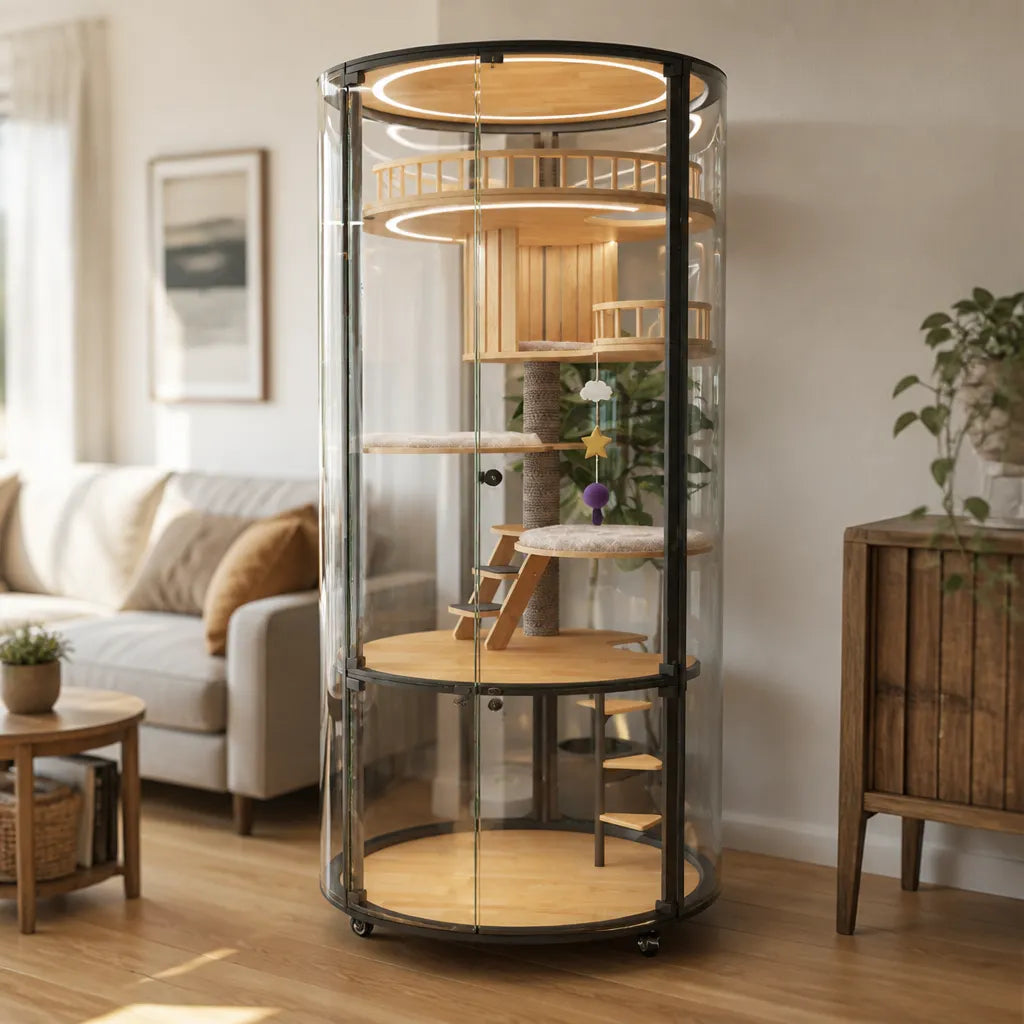 Floating city cat villa