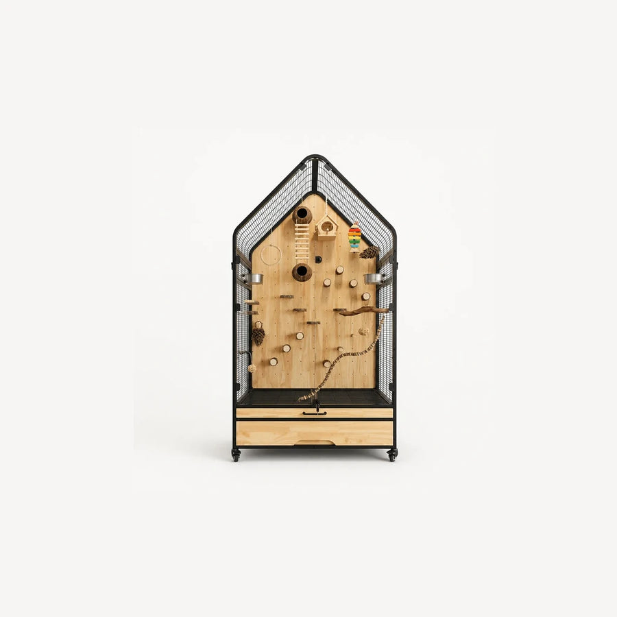 Maison Grande Luxe Vogelvolière met Interieur